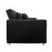 3-in-1 Convertible Lounge Chair Bed by Sarantino - Black