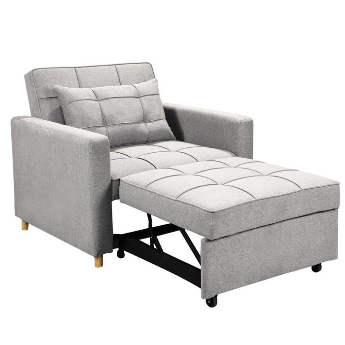 3-in-1 Convertible Sofa Chair Bed Lounger by Sarantino