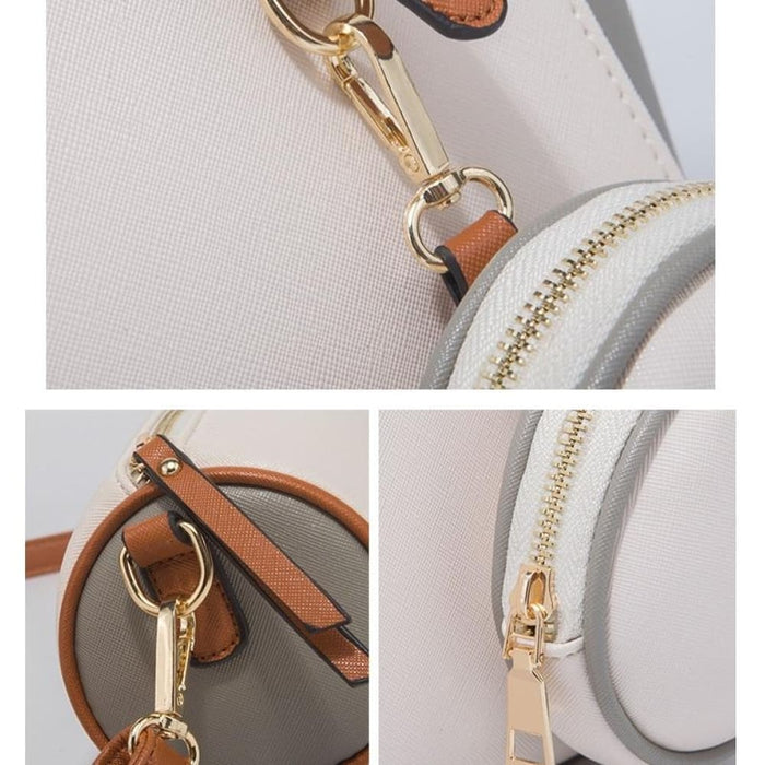 3 In 1 Fashion Simple Lady Diagonal Large Capacity Handbag