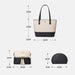 3 In 1 Fashion Simple Lady Diagonal Large Capacity Handbag