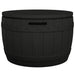 3-in-1 Garden Storage Box Black Polypropylene Tlaolo