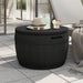 3-in-1 Garden Storage Box Black Polypropylene Tlaolo