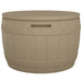 3-in-1 Garden Storage Box Light Brown Polypropylene Tlaolx