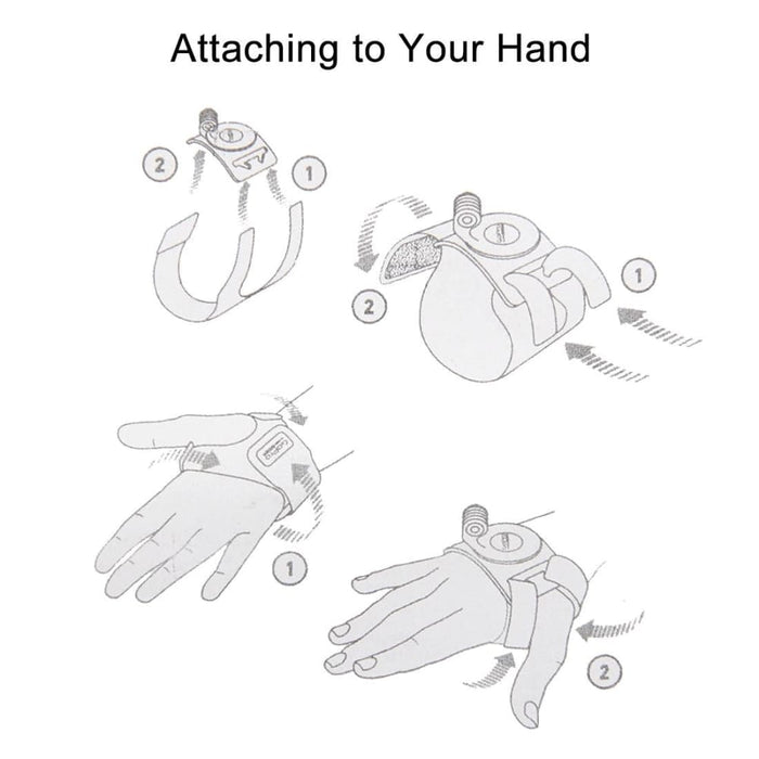 3 In 1 Hand Wrist Arm Leg Straps 360 Degree Rotation Mount