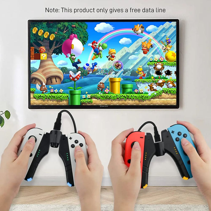 3 In 1 Joycon Charger Grip For Nintendo Switch