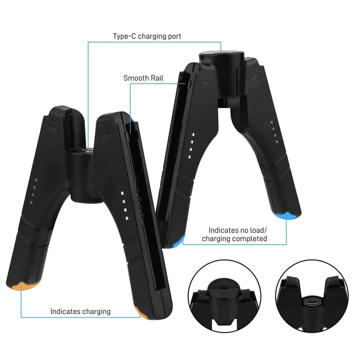 3 In 1 Joycon Charger Grip For Nintendo Switch