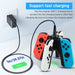 3 In 1 Joycon Charger Grip For Nintendo Switch