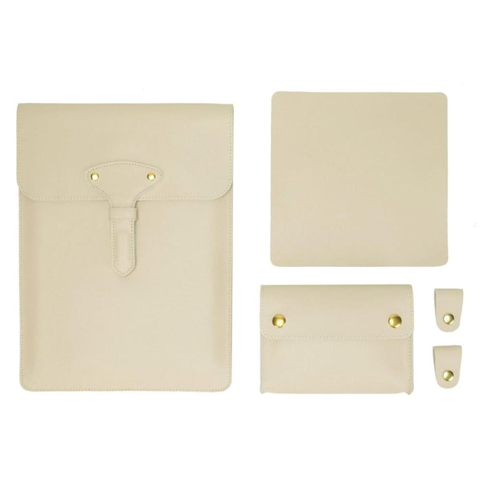 3 In 1 Leather Waterproof Laptop Liner Bag Size 14 Inches