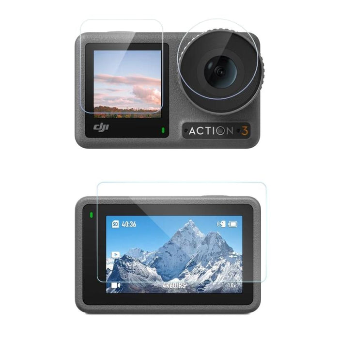 3 in 1 Lens Front and Back Screen Diamond Explosion Proof