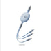 3 in 1 Mobile Phone Data Cable Retractable Charging Multi
