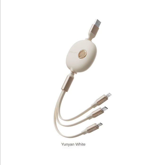 3 in 1 Mobile Phone Data Cable Retractable Charging Multi
