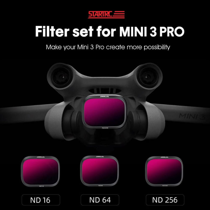 3 in 1 Nd16 Nd64 Nd256 Lens Filter for Dji Mini Pro
