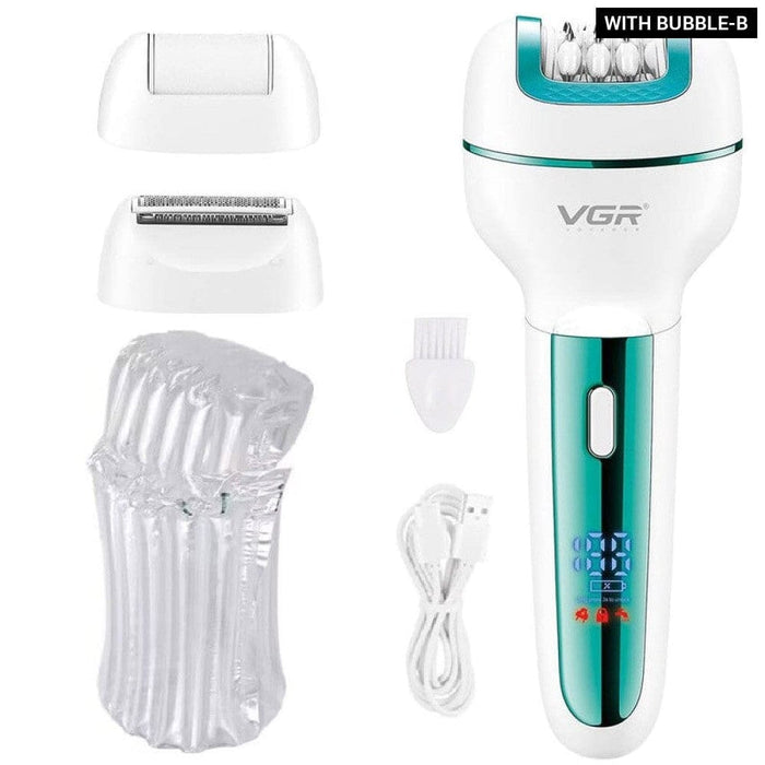 3 In-1 Rechargeable Electric Women Epilator for Body Hair