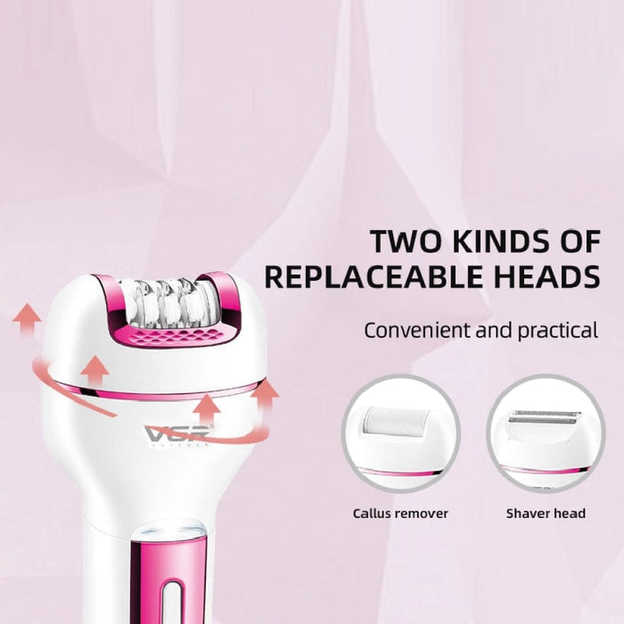 3 In-1 Rechargeable Electric Women Epilator for Body Hair