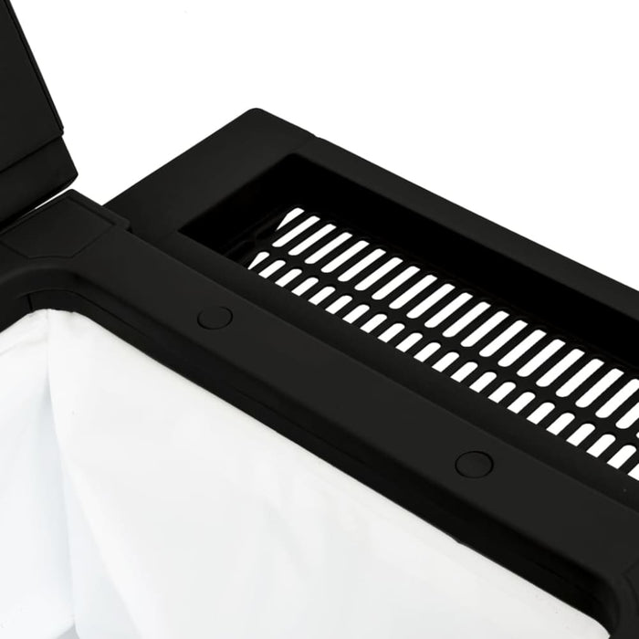 3-in-1 Serving Cart Black Polypropylene Tlaolk