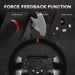 V10 3 In 1 Steering Wheel Force Feedback Racing Simulator