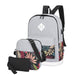 3 In 1 Student Usb Backpack College Style