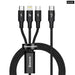 3 In-1 20w Pd Usb Type c Cable for Iphone 14 12 Xs Max