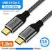 3.1 Type c to Usb Gen2 Pd 60w Nylon Charging Cable