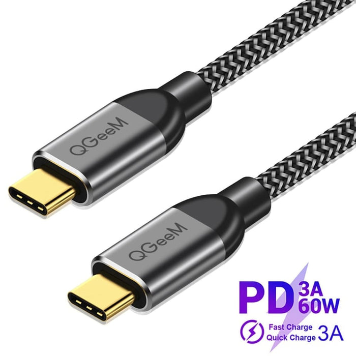 3.1 Type c to Usb Gen2 Pd 60w Nylon Charging Cable