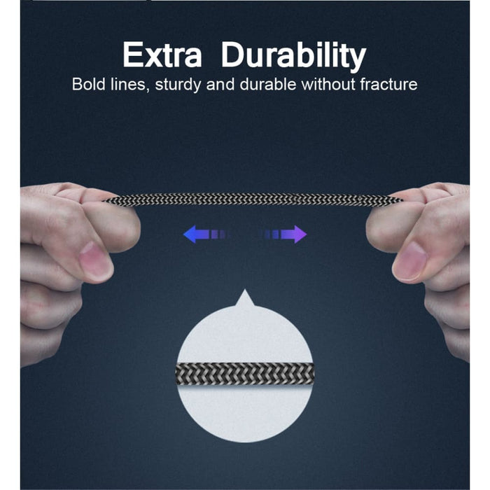 3.1 Type c to Usb Gen2 Pd 60w Nylon Charging Cable