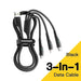 3 in 1 Usb Cable for Iphone Samsung Xiaomi Huawei Fast