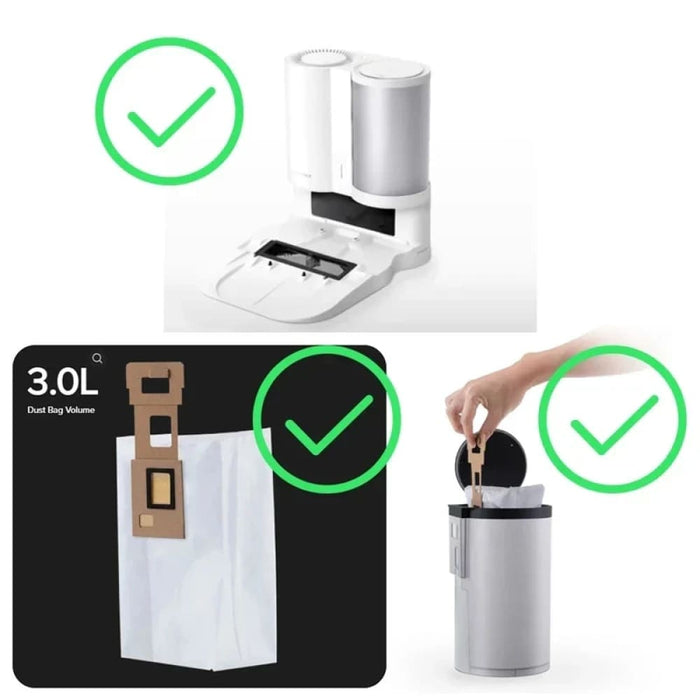 3 In 1 Vacuum Cleaner Parts Filter Brush Cloth