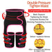 3-in-1 Waist and Thigh Trimmer Support Belt Hip Raise