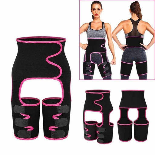 3-in-1 Waist and Thigh Trimmer Support Belt Hip Raise