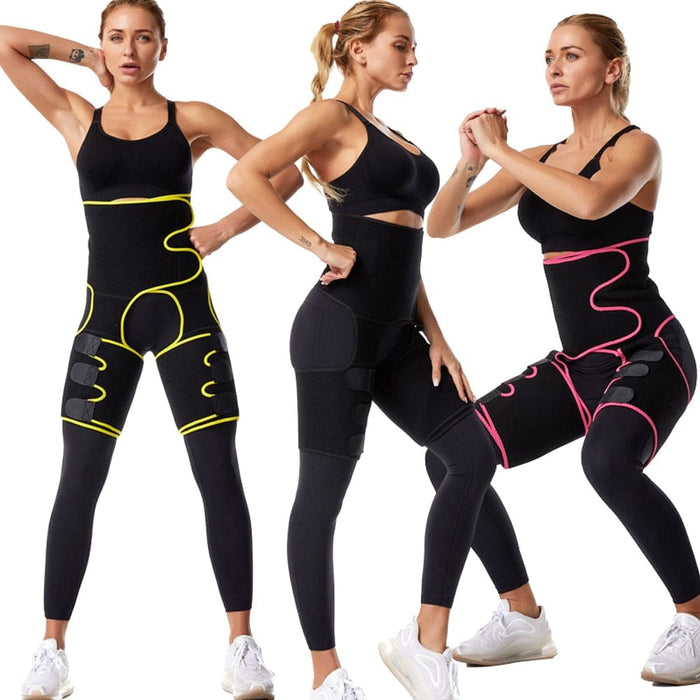 3-in-1 Waist and Thigh Trimmer Support Belt Hip Raise