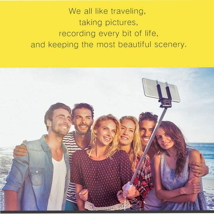 Vibe Geeks 3 in 1 Wireless Bluetooth Selfie Stick Foldable