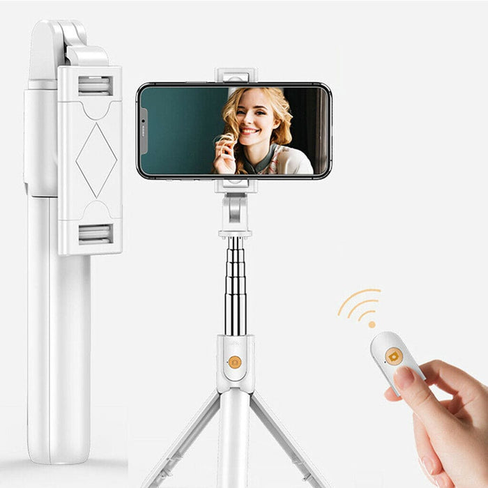Vibe Geeks 3 in 1 Wireless Bluetooth Selfie Stick Foldable