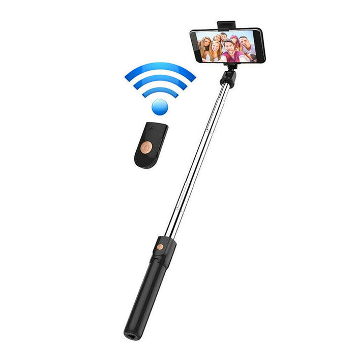 Vibe Geeks 3 in 1 Wireless Bluetooth Selfie Stick Foldable