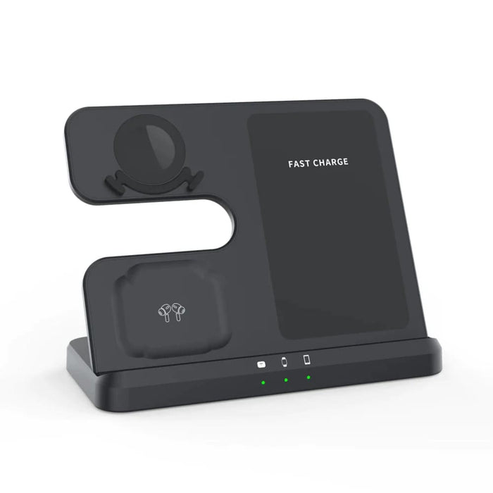 30w 3 in 1 Wireless Qi Fast Charging Dock Station