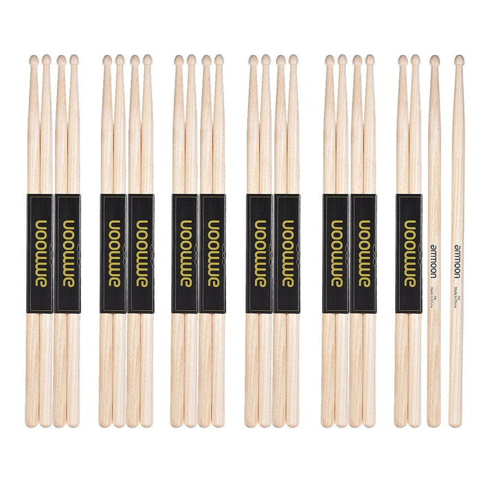 3 12 Pairs 5a 7a Drumsticks Wooden Drum Sticks Fraxinus