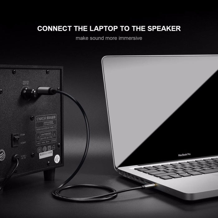 3.5 to 6.35mm Gold Plated Aux Male Cable for Mixer