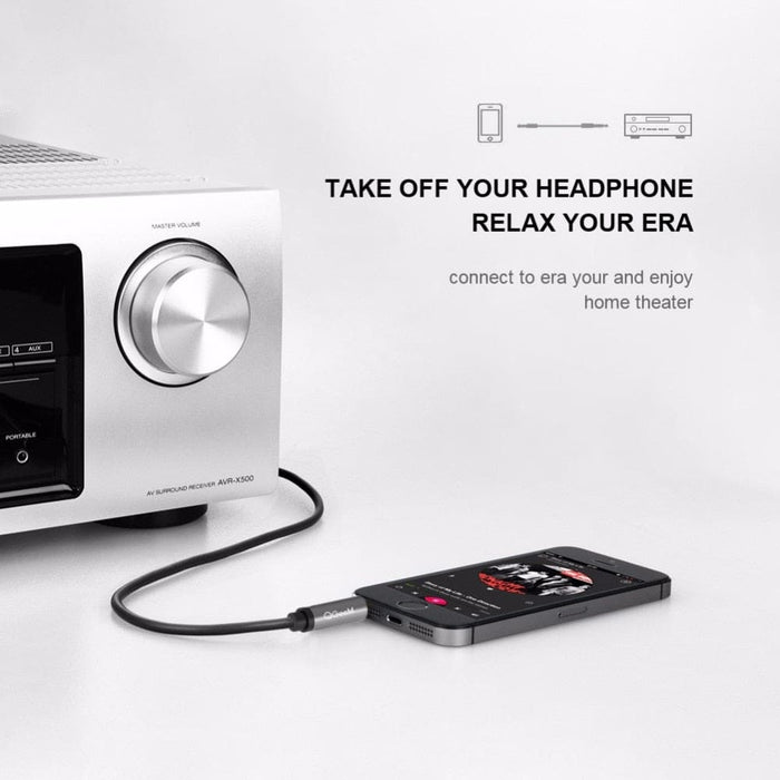 3.5 to 6.35mm Gold Plated Aux Male Cable for Mixer