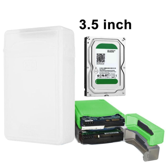 3.5 Hdd Sata/ide Storage Box Plastic Enclosure