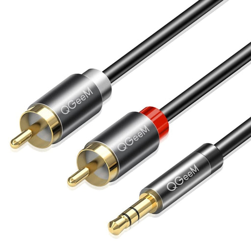Rca to 3.5 Mm Jack Subwoofer Audio Mixer Aux Cable for Dj