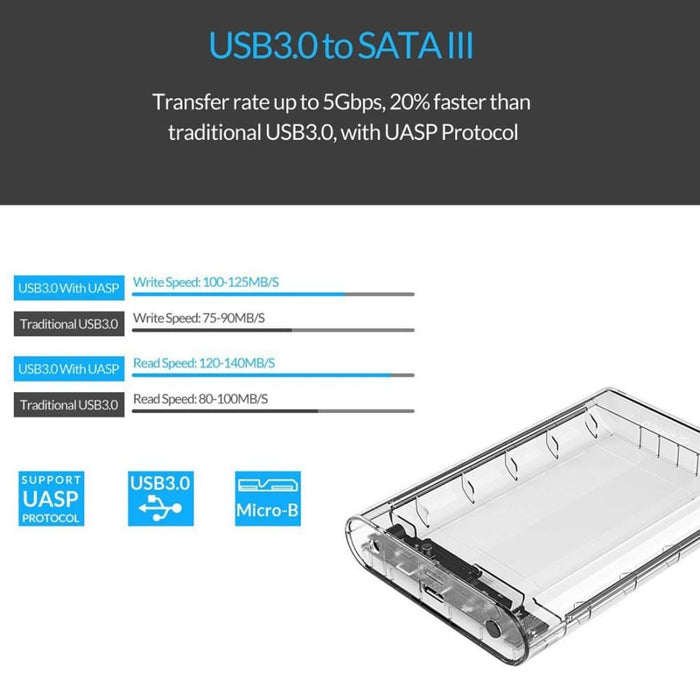 3.5 Sata Hdd Usb 3.0 External Enclosure