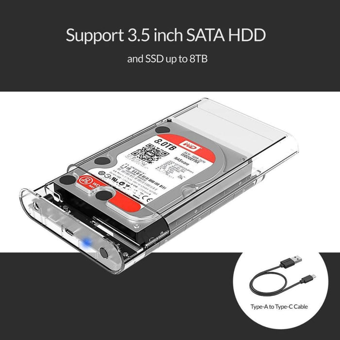 3.5 Sata Hdd Usb 3.1 Type c Enclosure