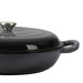 3.5l Enamel Dutch Oven Pan In Black Colour