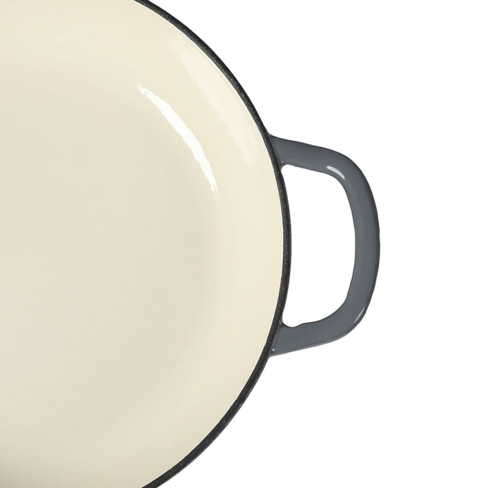 Goslash Picks 3.5l Enamel Dutch Oven Pan in Black Colour