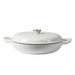 Goslash Picks 3.5l Enamel Dutch Oven Pan in White Colour