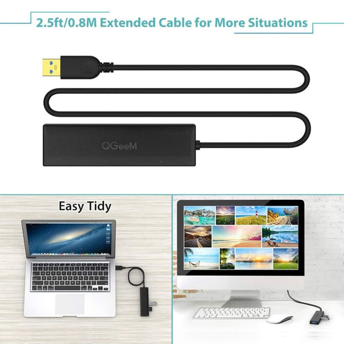 Usb 3.0 Hub Adapter Card Reader Splitter for Mi Laptops