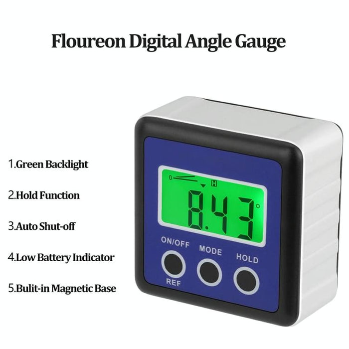 3 Button Mini Precision Magnetic Digital Tilt Box / Meter