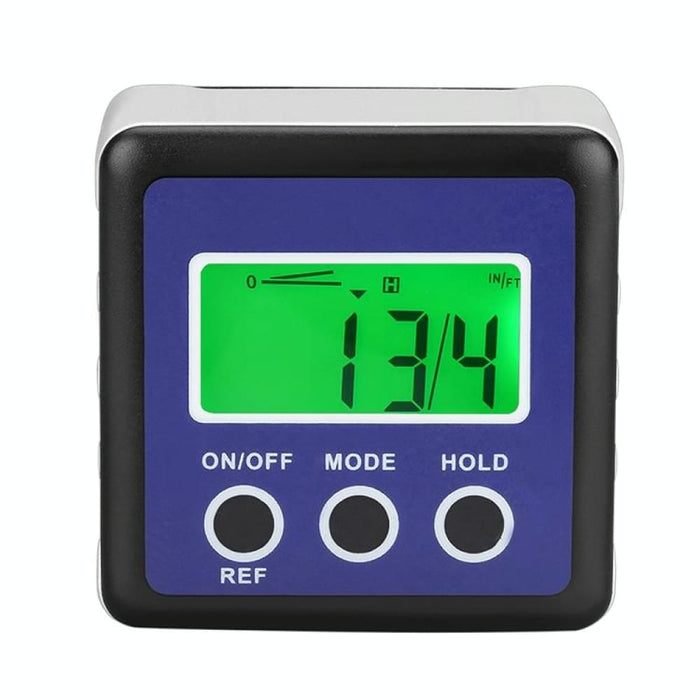 3 Button Mini Precision Magnetic Digital Tilt Box / Meter