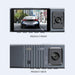 3 Camera Lens Inch Ips Screen Wifi Car Dash Cam 1080p Night