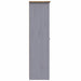 3 - door Wardrobe Grey 118x50x171.5 Cm Pine Panama Range