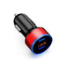 3.1a Dual Usb Car Charger 2 Ports Lcd Display 12-24v